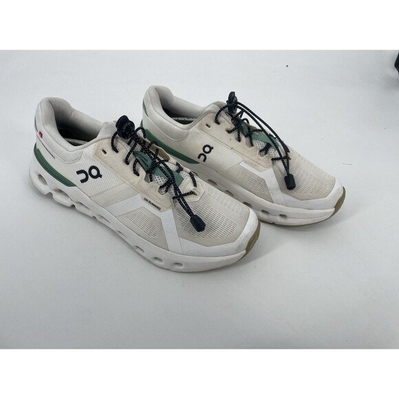 On Cloud Running Cloudrunner 2 Shoes White Green 3ME10142404 Men’s Size 11.5 - Picture 3 of 16